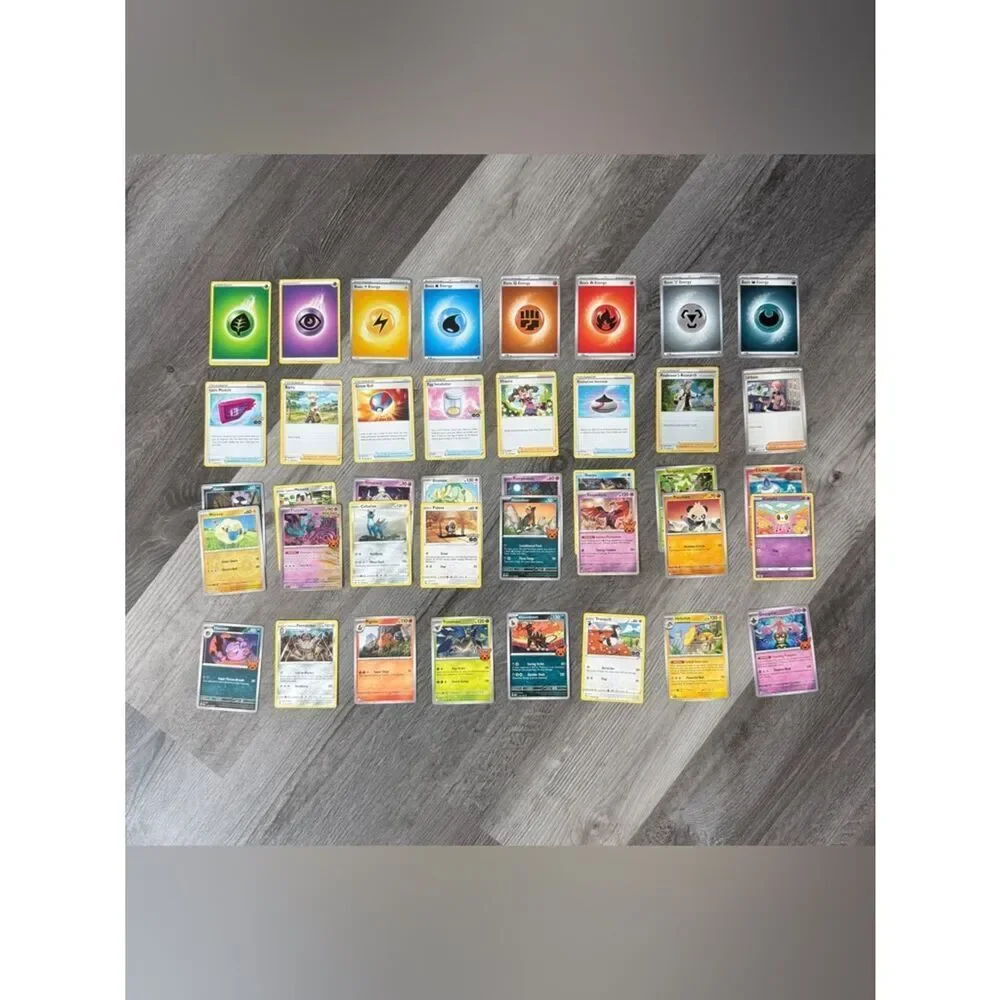 40 Pokémon Assorted Card Lot Stage 2 Stage 1 Basic Trainers